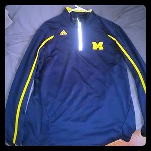 Men's Adidas Michigan wolverine Jacket.